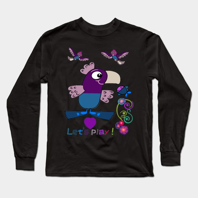 Let's play! Long Sleeve T-Shirt by SaBa Store